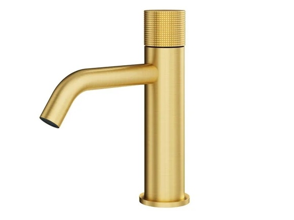 Смесителна батерия за мивка  Logica Shine Brushed Gold