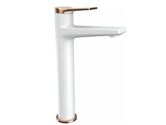 Смесител за умивалник  Andare Bianco Rose Gold