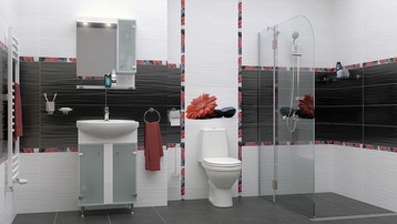 PVC Комплект шкафове за баня Лотос