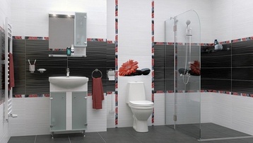 PVC Комплект шкафове за баня Лотос