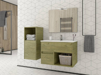 Комплект Sorento 75 Natural мебели за баня